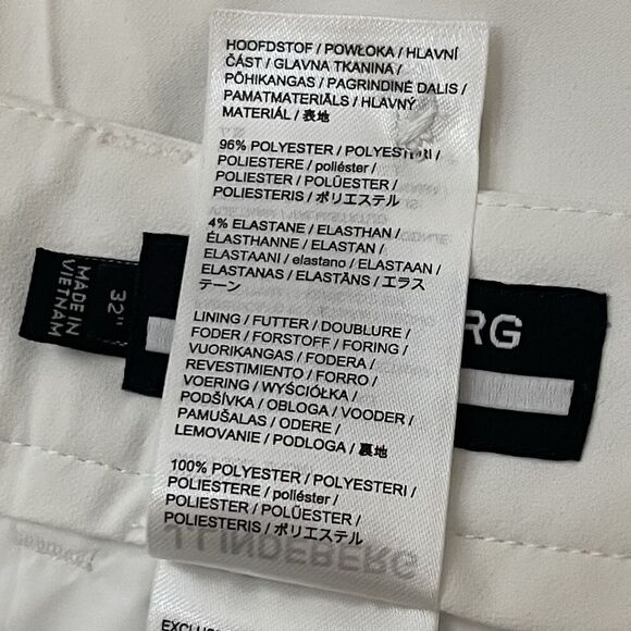 J. LINDEBERG Gwen Golf Shorts Size 32 White NEW Active Performance Casual Sporty - Picture 10 of 12